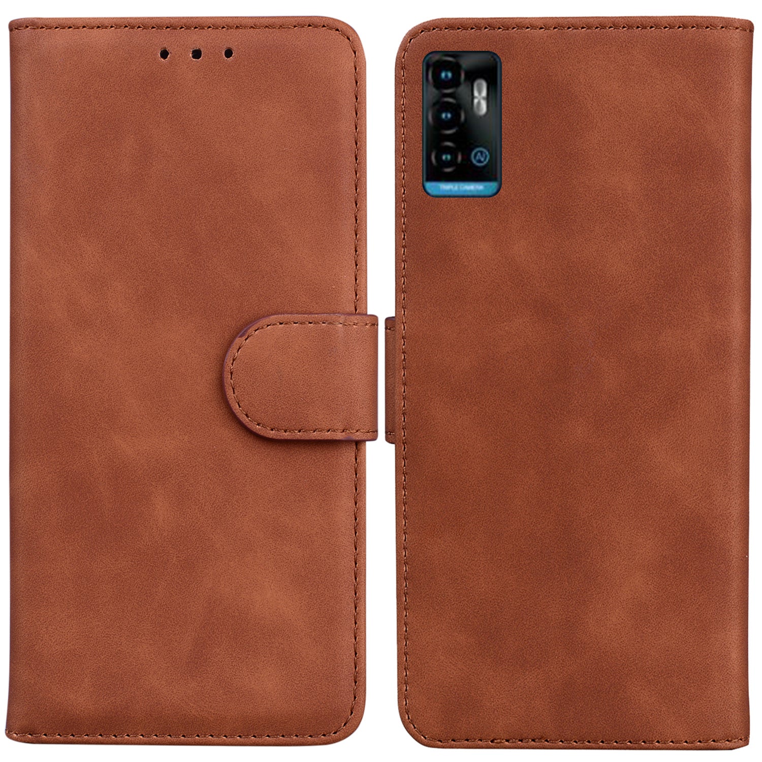 For ZTE Blade A72 Blade V40 Vita Solid Color PU Leather Flip Folio Cover Stand Wallet Magnetic Clasp Shockproof Phone Case For ZTE Blade A72 Blade V40 Vita Solid Color PU Leather Flip Folio Cover Stand Wallet Magnetic Clasp Shockproof Phone Case